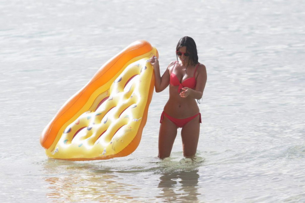 Claudia Romani in Bikini at the Beach in Miami 7/30/2015-1