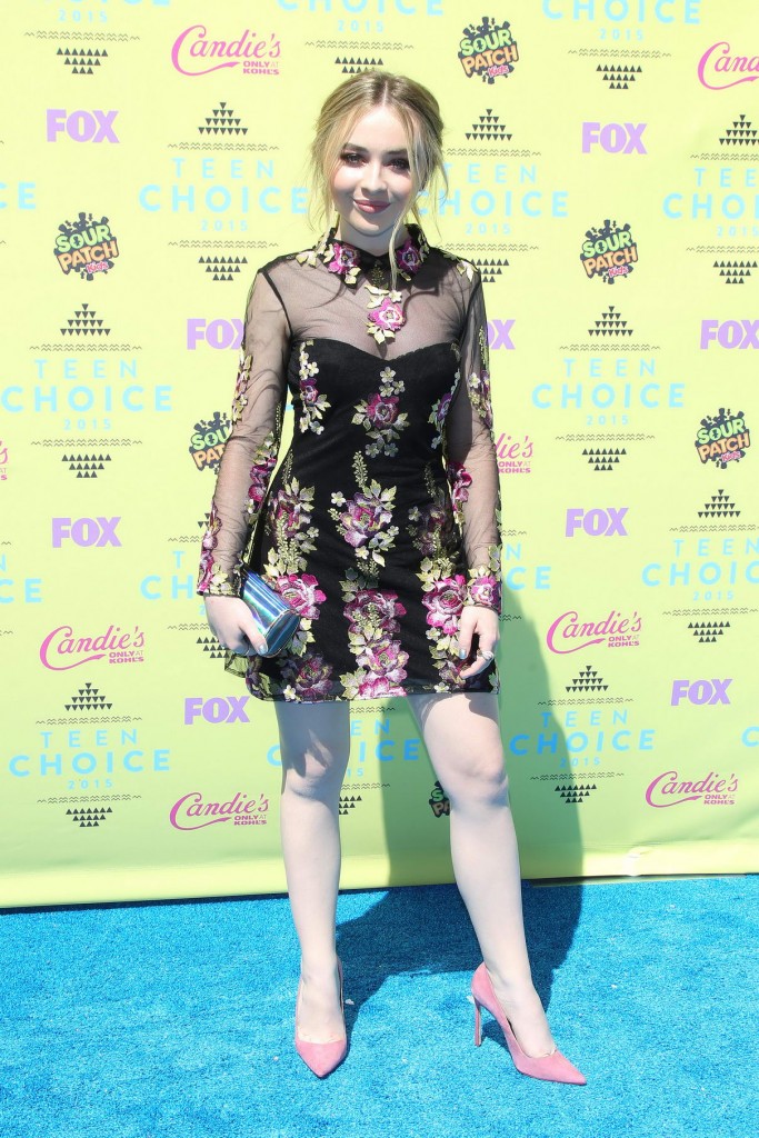 Sabrina Carpenter at 2015 Teen Choice Awards in LA 8/16/2015-1