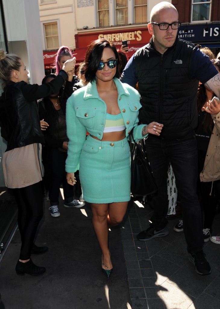 Demi Lovato at Capital Radio Studios Leicester Square in London 9/09/2015-1