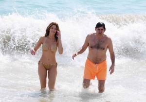 Stephanie Seymour In Bikini At St Barts Lacelebs Co