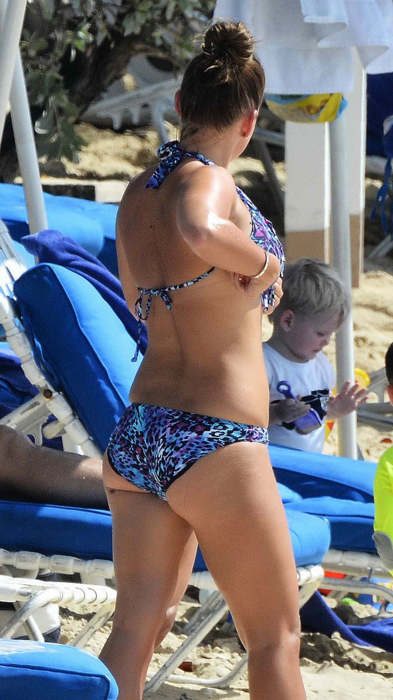 Coleen Rooney In Bikini At The Beach In Barbados Lacelebs Co