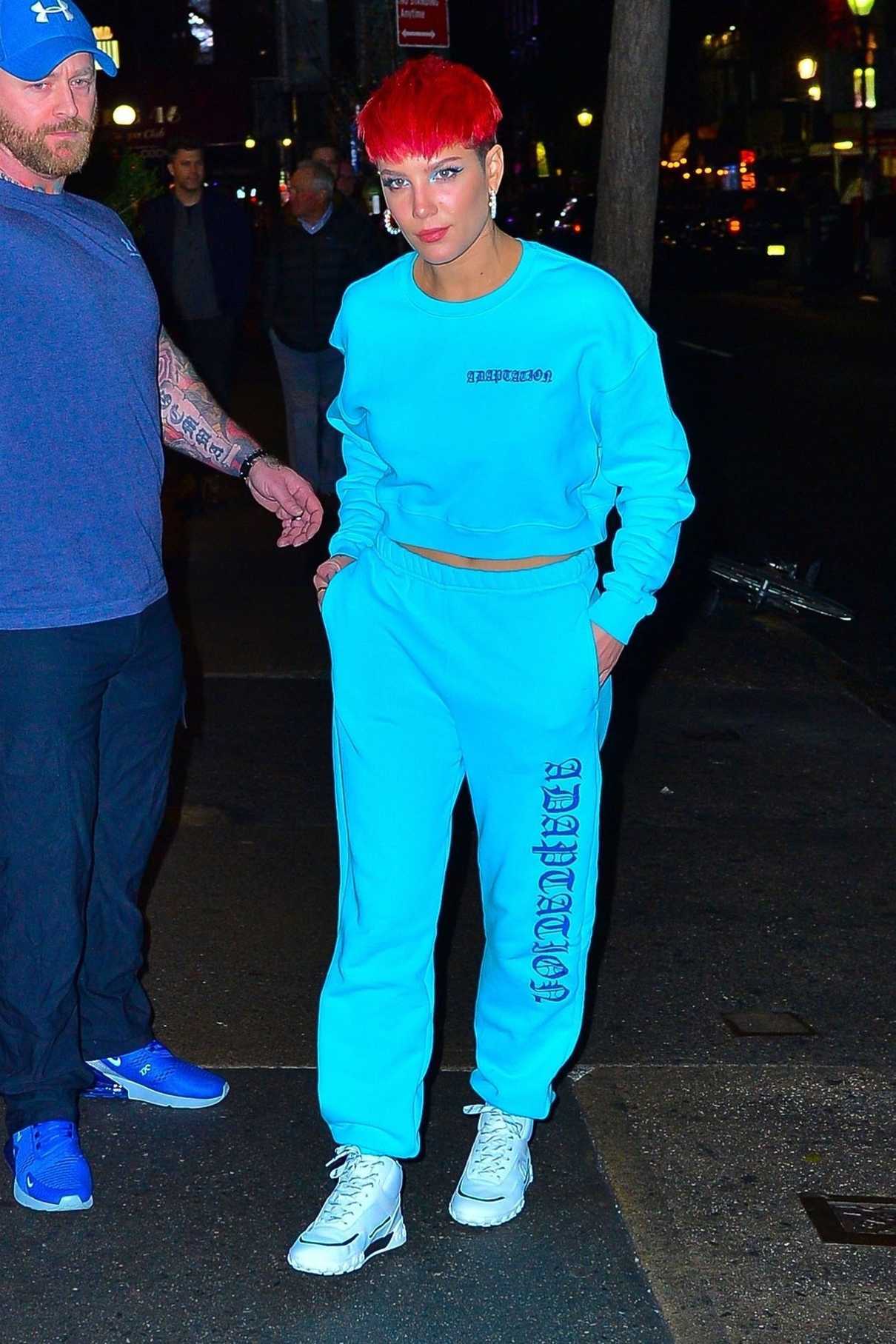 neon jogging suit
