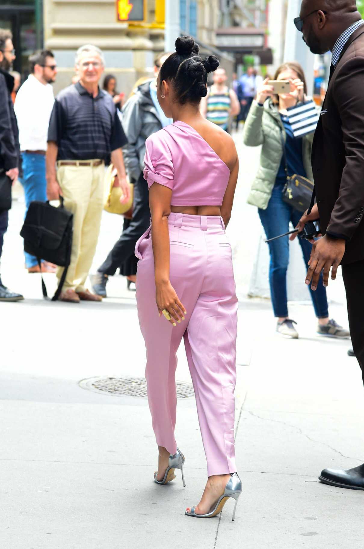Logan Browning Arrives At The Build Studios In New York City 05 23 2019