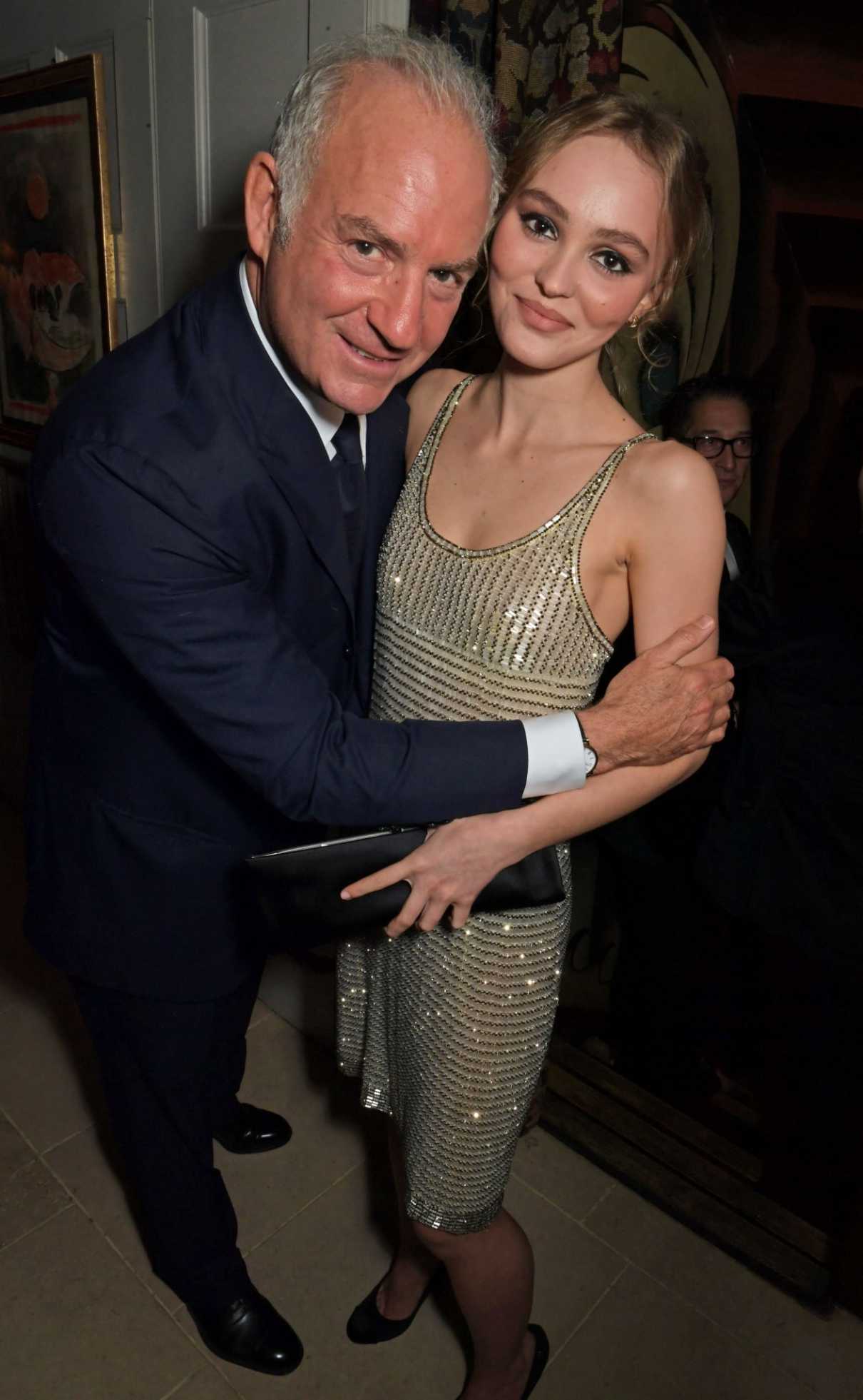 Lily-Rose Depp Attends 2020 Charles Finch and Chanel Pre-Bafta Party in