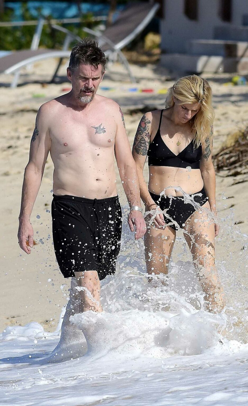 Ryan Shawhughes In A Black Bikini Was Seen Out With Ethan Hawke On The