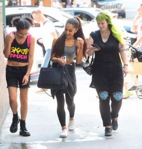 Ariana Grande Leaving the Gym in New York 7/29/2015-3