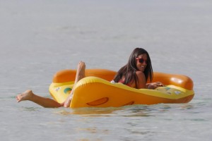 Claudia Romani in Bikini at the Beach in Miami 7/30/2015-6