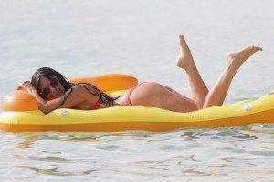 Claudia Romani in Bikini at the Beach in Miami 7/30/2015-9