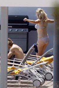 Ellie Goulding in Bikini at Pool in Ibiza 8/01/2015-4