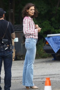 Katie Holmes on the set of All We Had in New York 8/20/2015-6