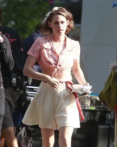 Kristen Stewart on the Set of Woody Allen Movie 8/21/2015-2