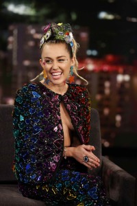 Miley Cyrus at Jimmy Kimmel Live 8/26/2015-3