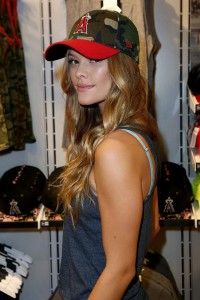 Nina Agdal in Anaheim at New Era Cap Store Opening 8/17/2015-9