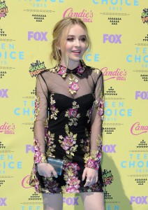 Sabrina Carpenter at 2015 Teen Choice Awards in LA 8/16/2015-4