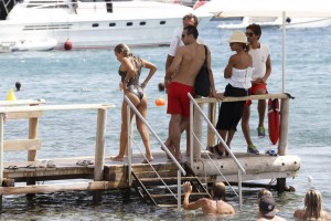 Sylvie Meis in Swimsuit in Ibiza 8/03/2015-5