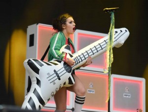 Charli XCX at Bestival on Isle of Wight 9/11/2015-9