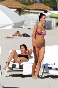 Claudia Galanti in Bikini at the Beach in Miami-9