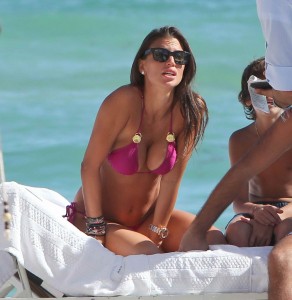 Claudia Galanti in Bikini on the Beach in Miami-5