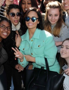 Demi Lovato at Capital Radio Studios Leicester Square in London 9/09/2015-9