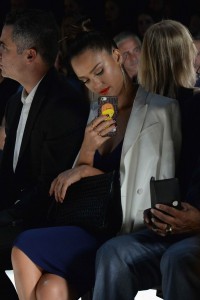 Jessica Alba in Narciso Rodriguez Show at Spring 2016 NY Fashion Week 9/15/2015-5