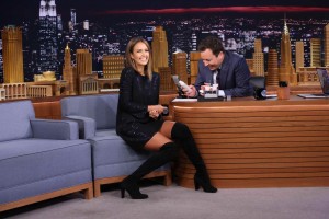 Jessica Alba in The Tonight Show Starring Jimmy Fallon in New York 9/14/2015-3