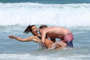 Lauren Brant in Bikini on Queensland Beach in Australia-7