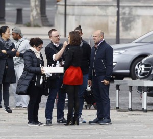 Natalie Portman Filiming a Dior in Paris 9/08/2015-4