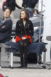 Natalie Portman Filiming a Dior in Paris 9/08/2015-7