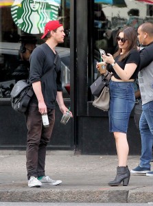 Sophie Simmons Booty in Skirt Out and About NYC 9/21/2015-3