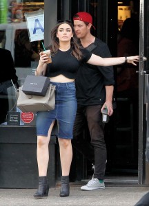 Sophie Simmons Booty in Skirt Out and About NYC 9/21/2015-4