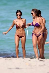 Arianny Celeste in an Elegant Bikini on the Beach in Miami-3