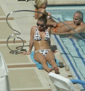 Coleen Rooney in Bikini by the Pool in Las Vegas-3