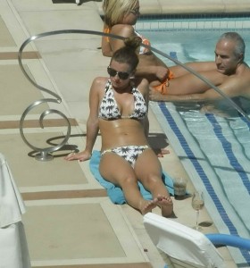 Coleen Rooney in Bikini by the Pool in Las Vegas-4