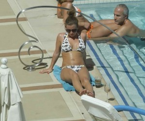 Coleen Rooney in Bikini by the Pool in Las Vegas-5