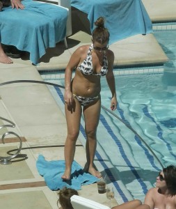 Coleen Rooney in Bikini by the Pool in Las Vegas-8