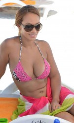 Evelyn Lozada in a Bikini in Miami