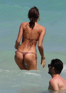 Irina Shayk in Bikini at a Beach in Miami-4