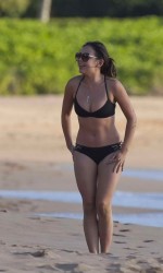 Janel Parrish Shows off Her Bikini Body at the Beach in Hawaii 10/14/2015