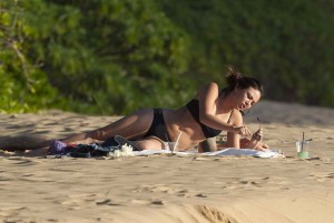 Janel Parrish Shows off Her Bikini Body at the Beach in Hawaii 10/14/2015-4