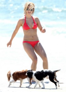 Juilianne Hough in an Elegant Bikini at the Beach in North Carolina-7