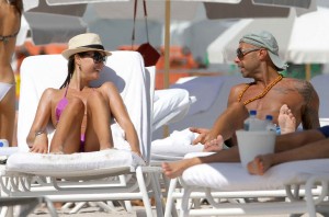 Julia Pereira in Bikini on the Beach in Miami-2