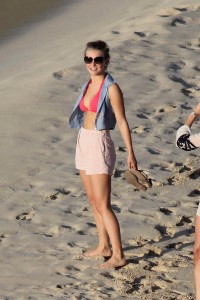 Julianne Hough in Bikini at the Beach in St. Barths-2