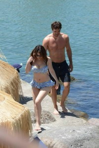 Kelly Brook in a Stunning Bikini at a Beach in Italy-8