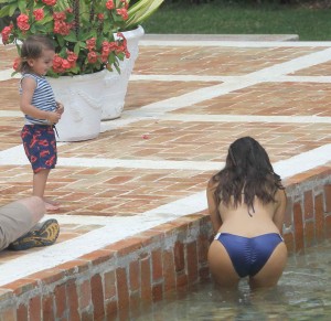 Kim Kardashian in a Stunning Bikini at La Romana in Dominican Republic-5