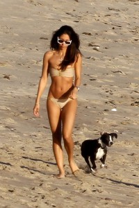 Leilani Dowding in Bikini on Malibu Beach-4