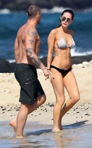 Megan Fox at the Beach in Hawaii in Bikini-4