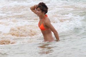 Myleene Klass in Bikini at the Beach in Thailand-7