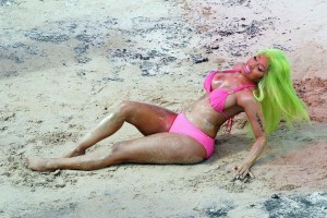 Nicki Minaj on Set of Music Video in Bikini in Hawaii-6