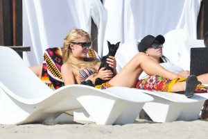 Paris Hilton in Bikini in Malibu-7