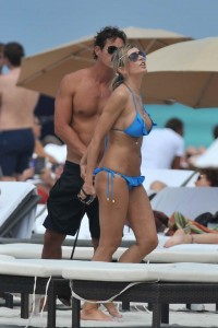 Rita Rusic in an Elegant Bikini on the Beach in Miami-6